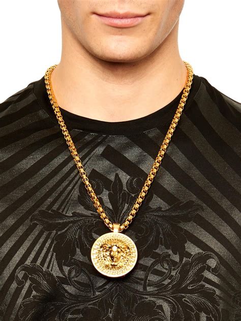 mens replica versace jewelry|versace gold necklace for men.